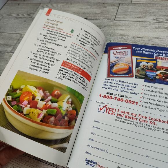 Diabetic Cooking Magazine Cookbook Booklet 2008 PIL Best Recipes Special - Picture 6 of 12